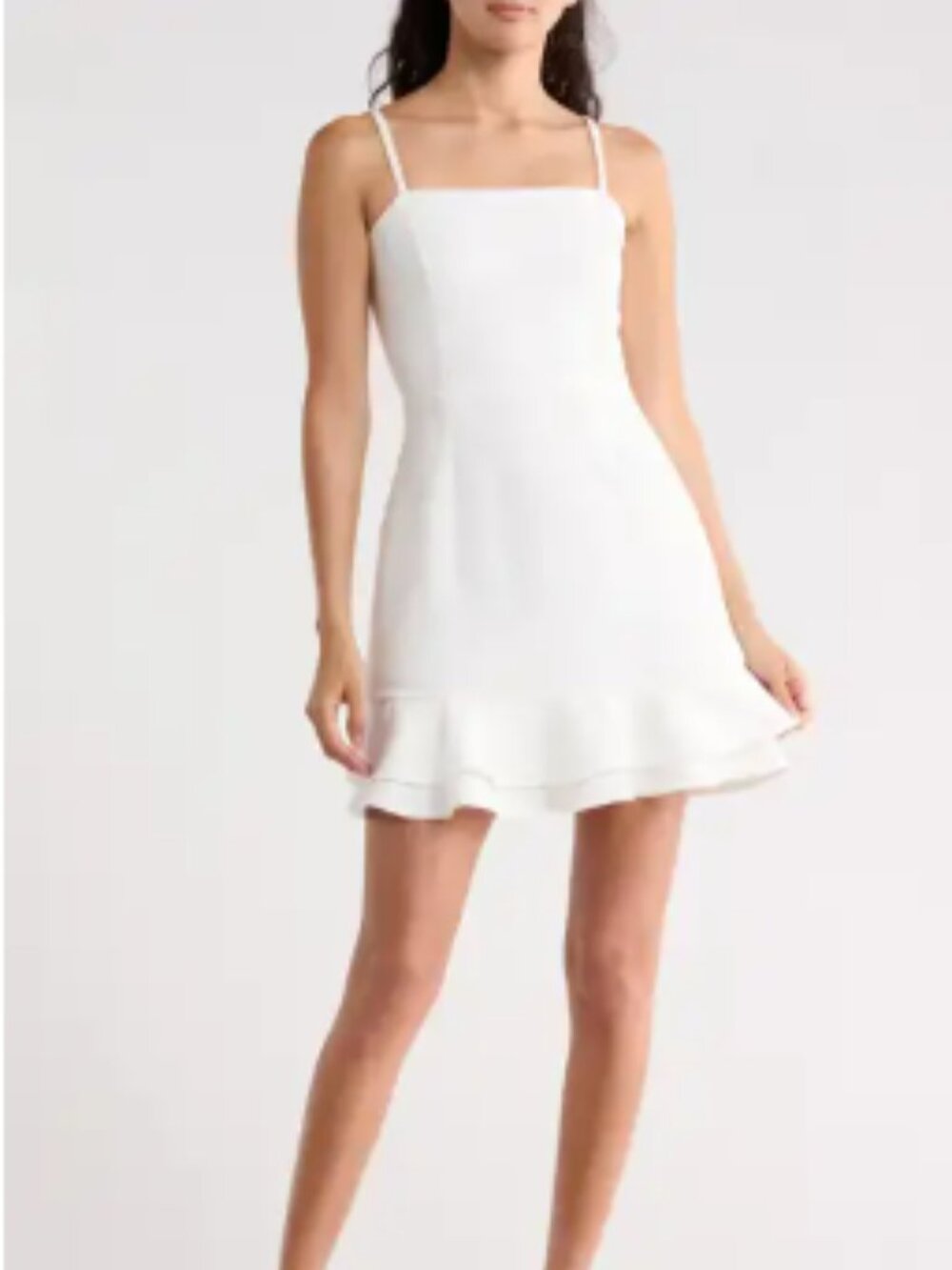 French Connection Whisper Frill Dress